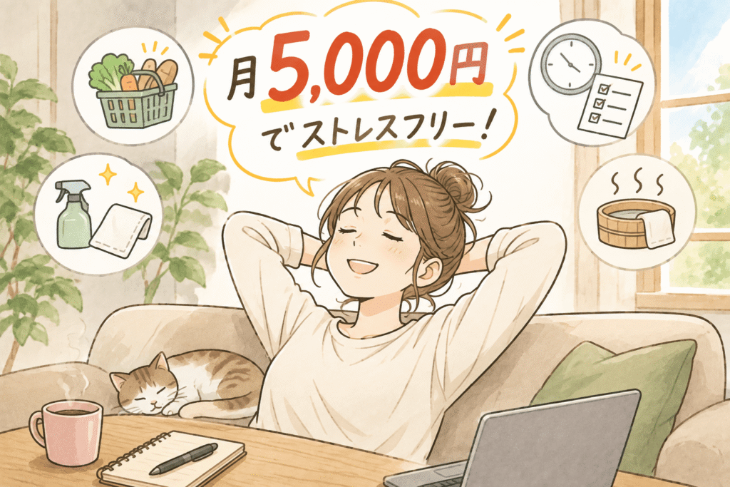 月5,000円でストレスフリーで過ごす工夫